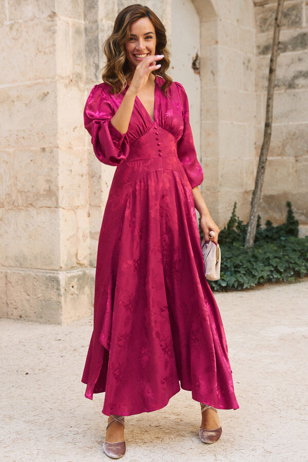 Polín Et Moi Vestido com decote Biniara Granada