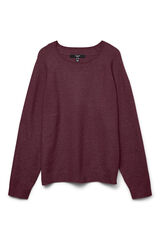 Vero Moda Curve Camisola grande de gola redonda Roxo