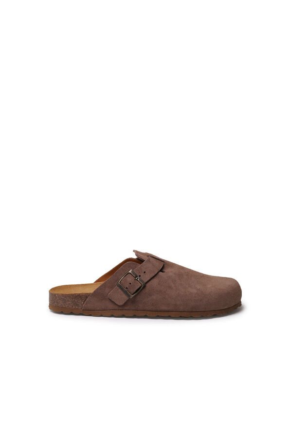 Toni Pons Zueco de hombre en serraje Beige