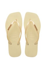 Havaianas Slim Square Logo Metallic Amarelo