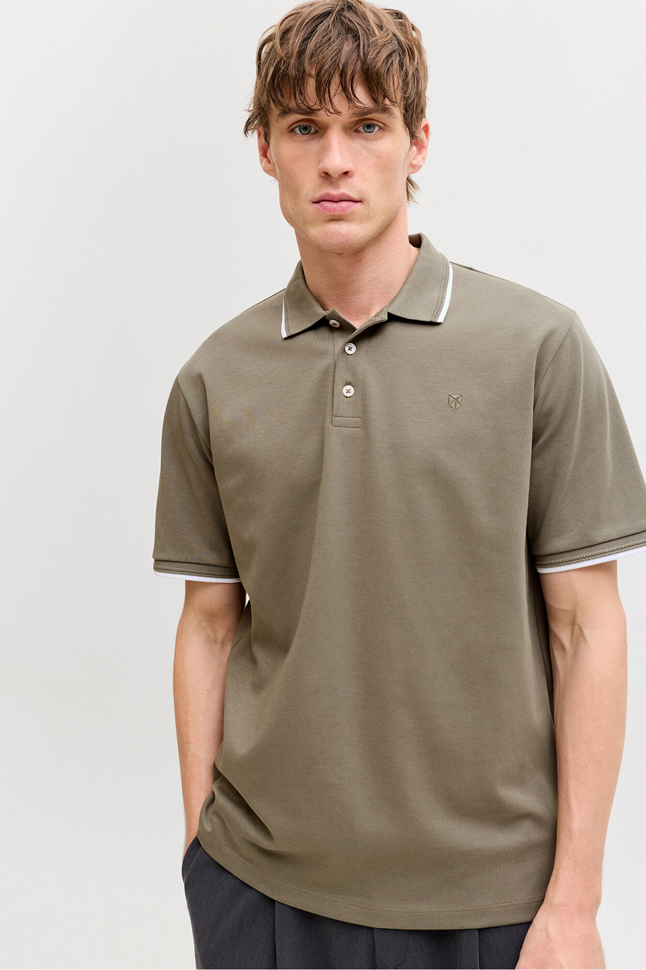 Jack & Jones Polo b&aacute;sico manga curta