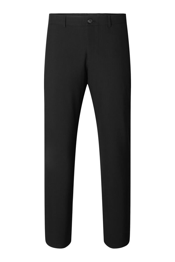 Selected Calça formais slim fit. Preto