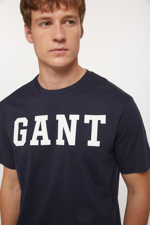 Gant Camiseta con motivo GANT Azul oscuro