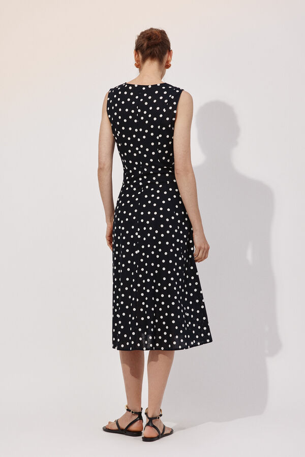 Cortefiel Print flared dress Multicolour