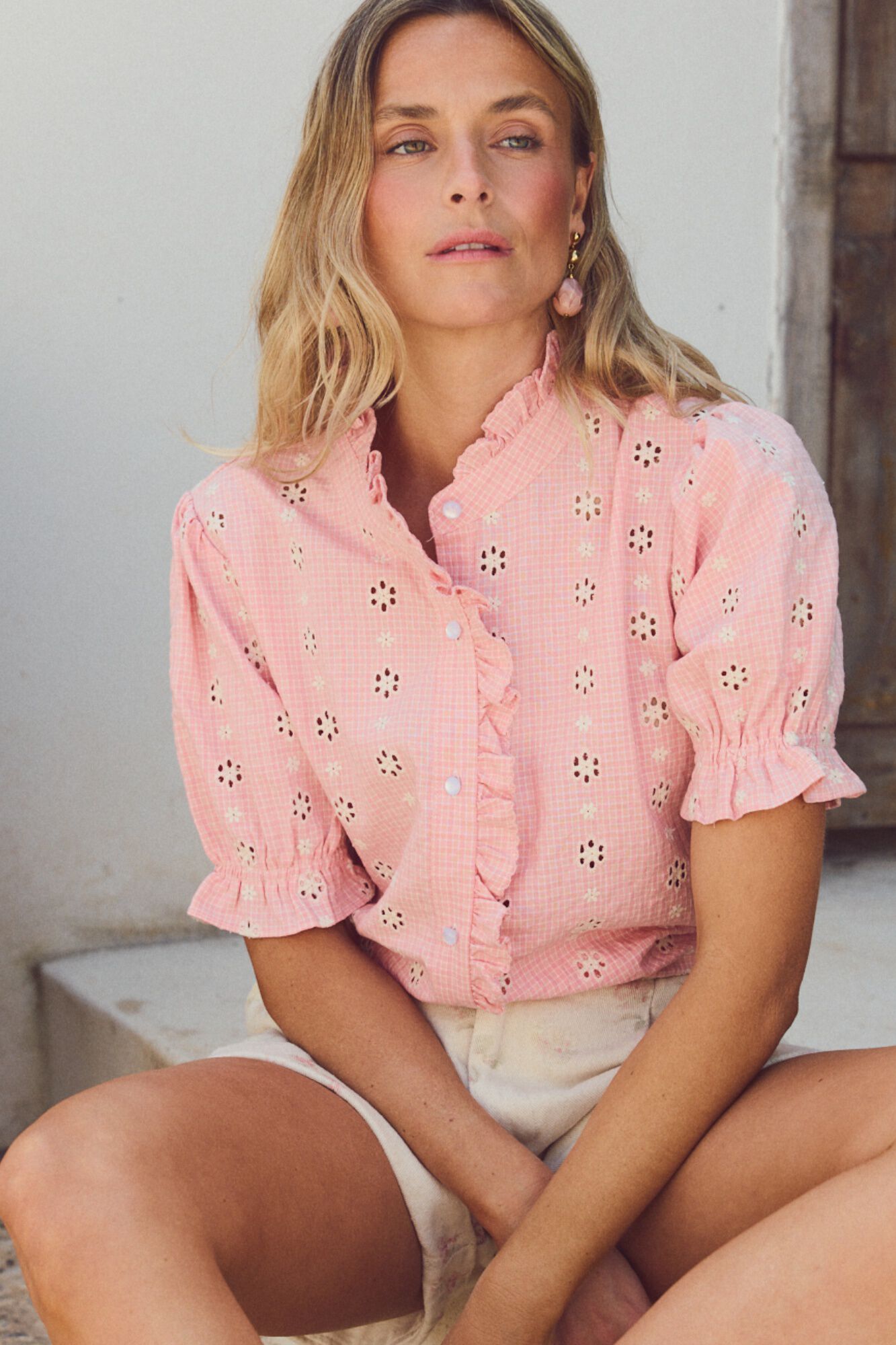 Pol&iacute;n Et Moi Blusa com estampado floral Naira