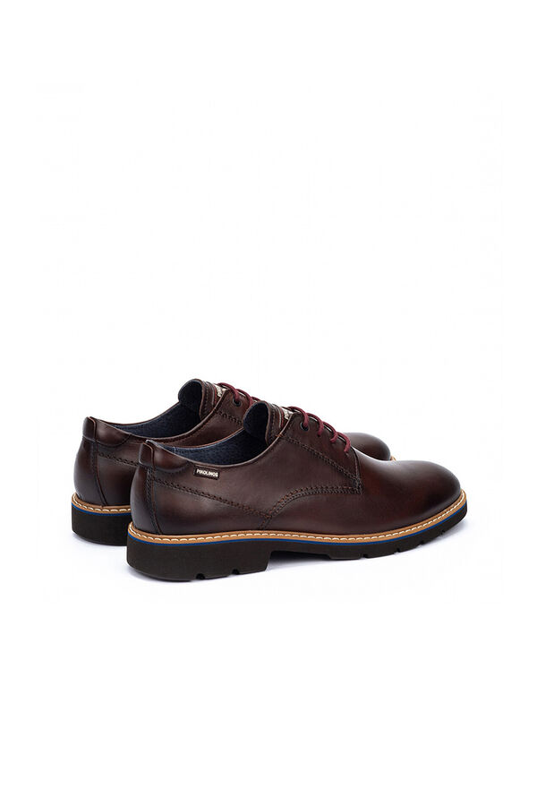 Pikolinos Zapatos cordones Marr&oacute;n oscuro