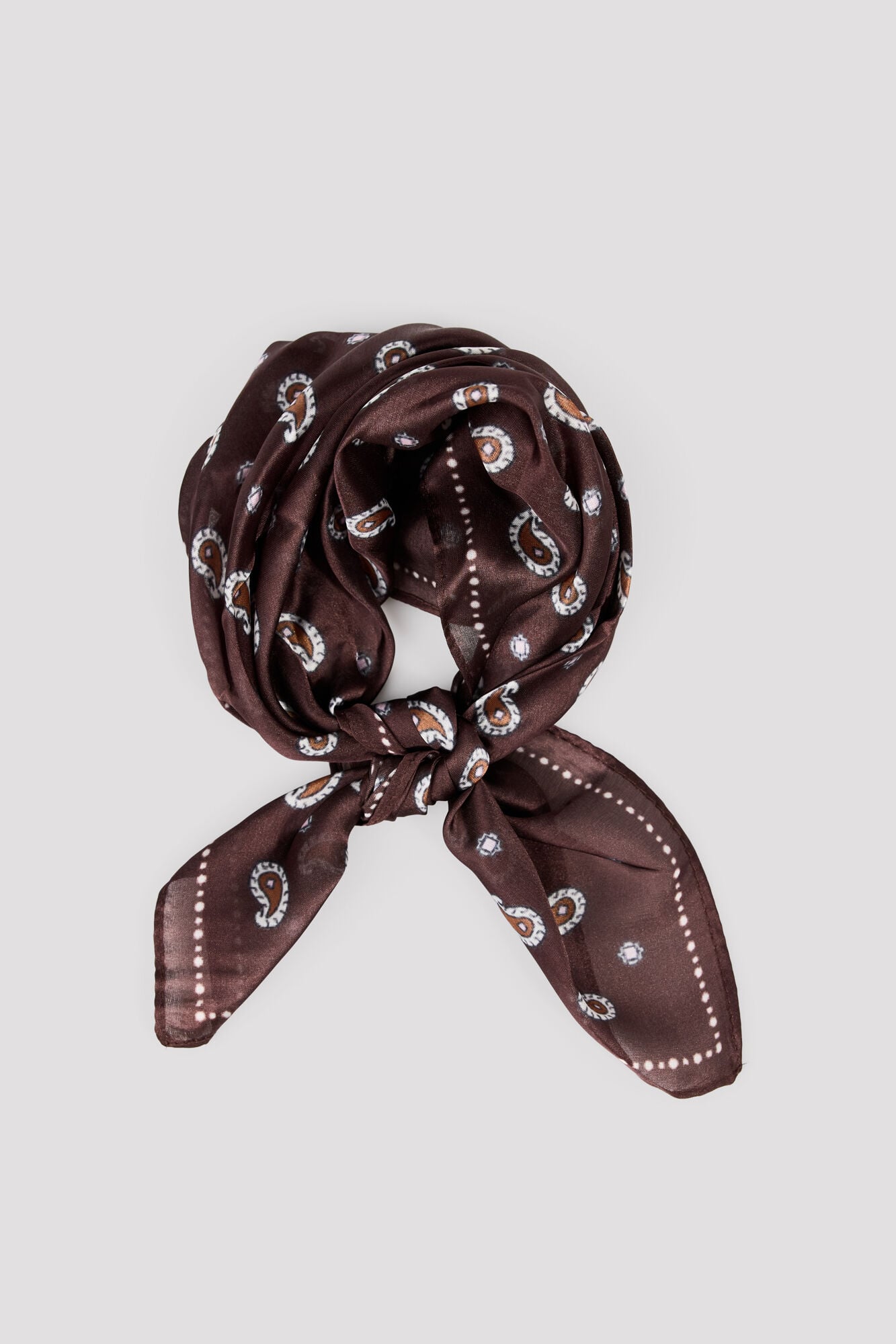 Cortefiel Paisley satin-finish bandana