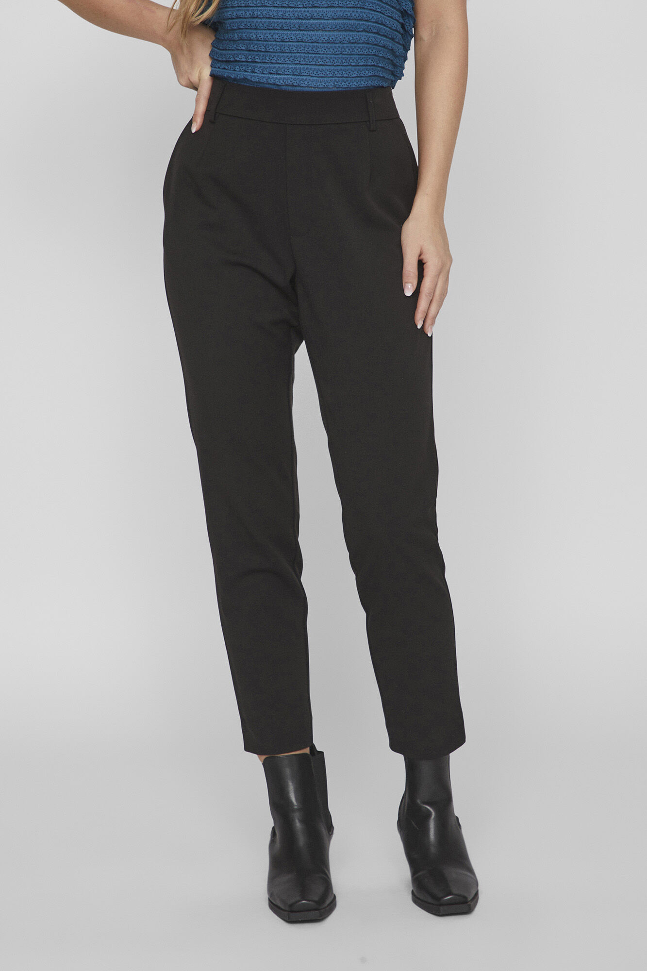Pantalon cintura elastica Pantalones de mujer Cortefiel