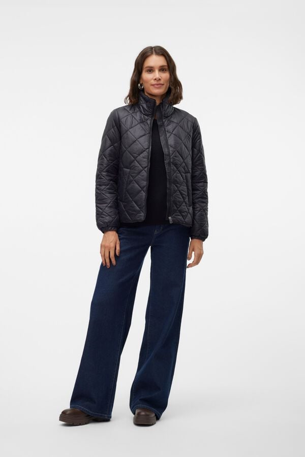 Vero Moda Casaco acolchoado gola alta Preto