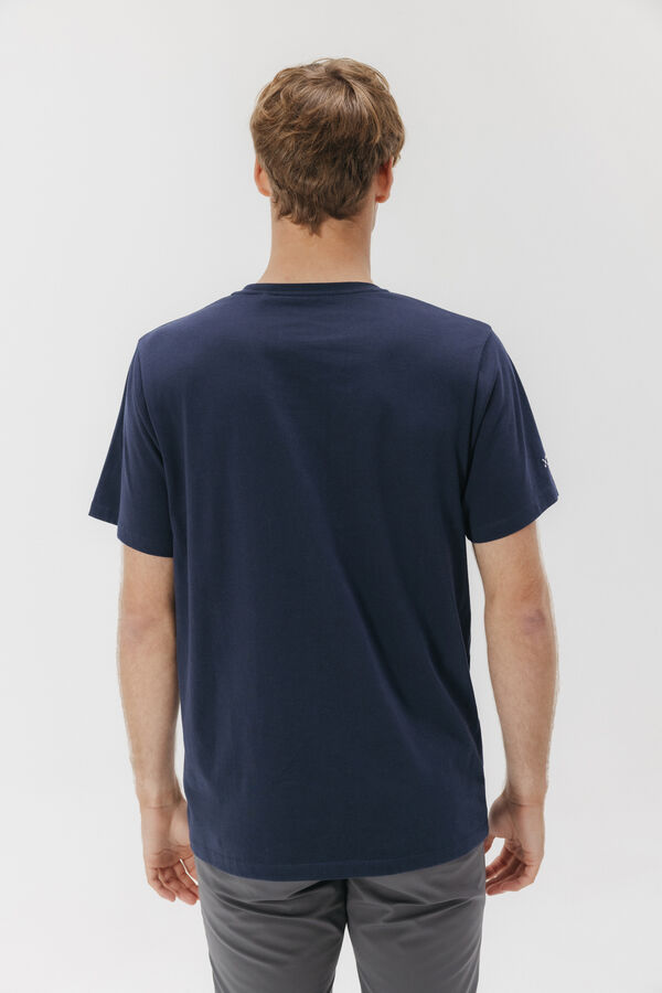 elPulpo T-shirt com logo bordado Azul