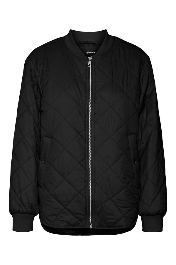 Vero Moda Cropped puffer jacket Black