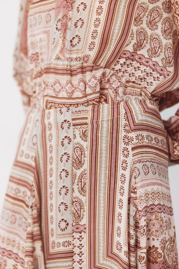 Cortefiel Printed keel skirt Multicolour