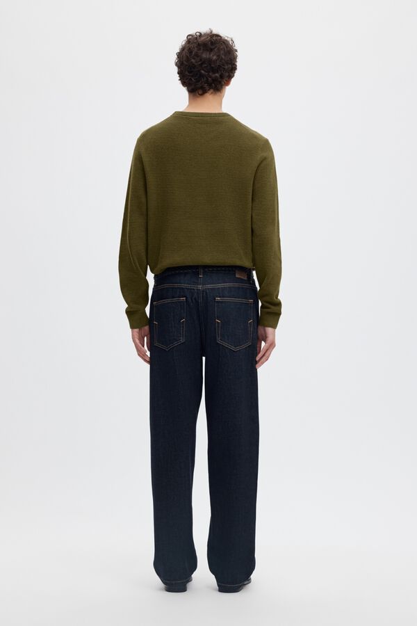 Selected Camisola 100% algod&atilde;o org&acirc;nico Verde