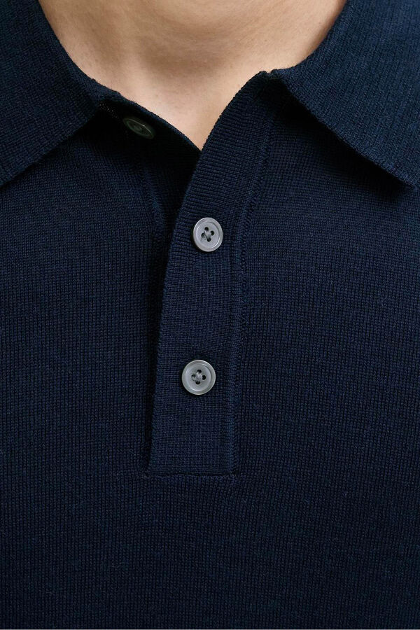 Jack & Jones Regular fit polo shirt jumper Navy