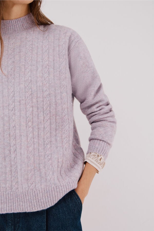 Cortefiel Jersey Perkins braids Lilac