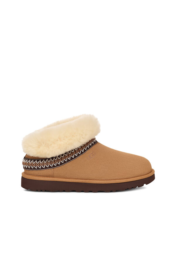 Ugg Bota feminina clássica Mini Crescent Castanho