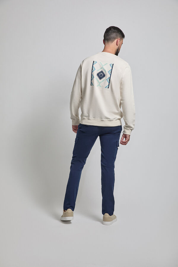 Street Monkey Sweatshirt estampada Amarelo