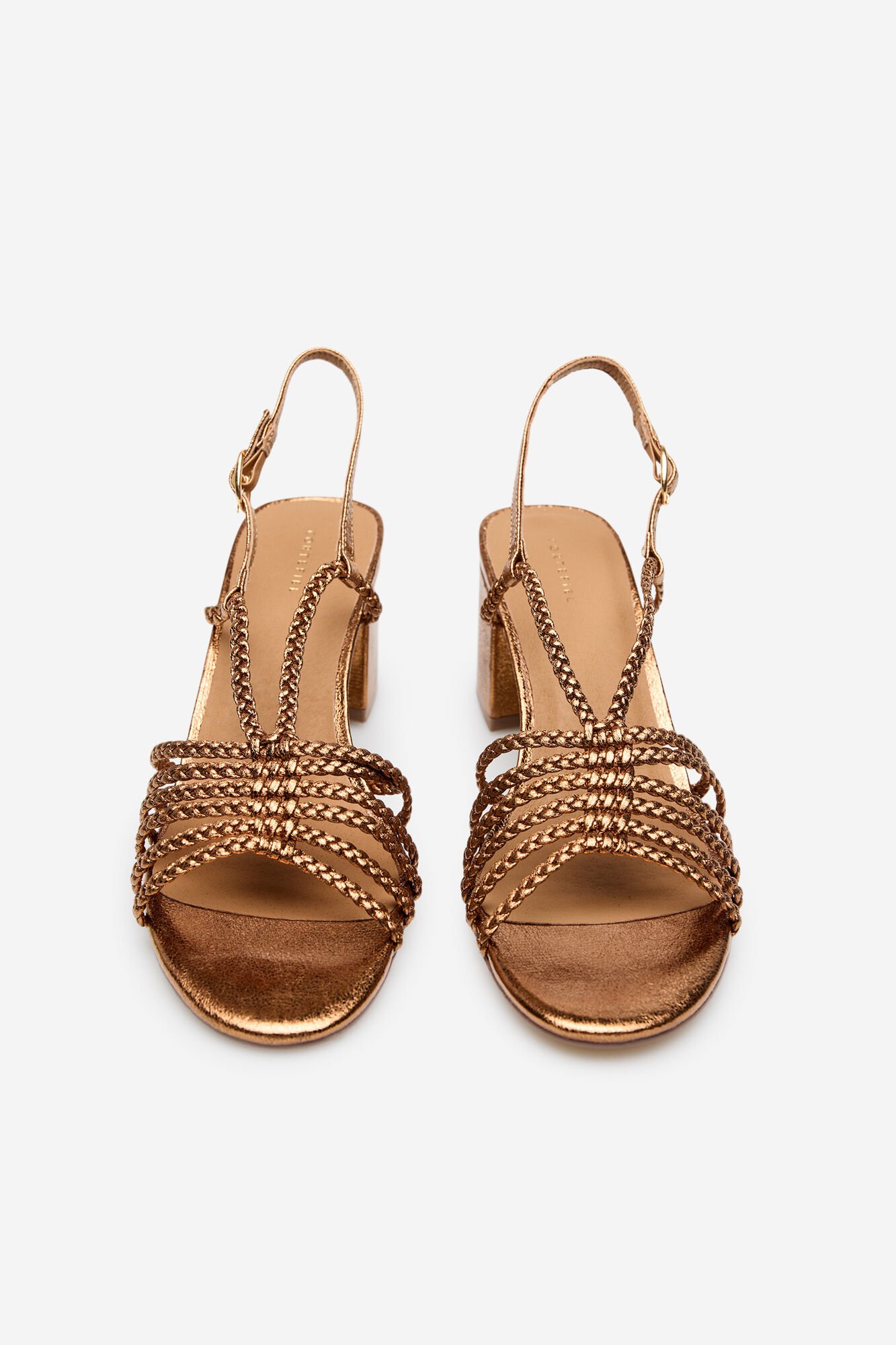 Cortefiel Sand&aacute;lia de salto tiras