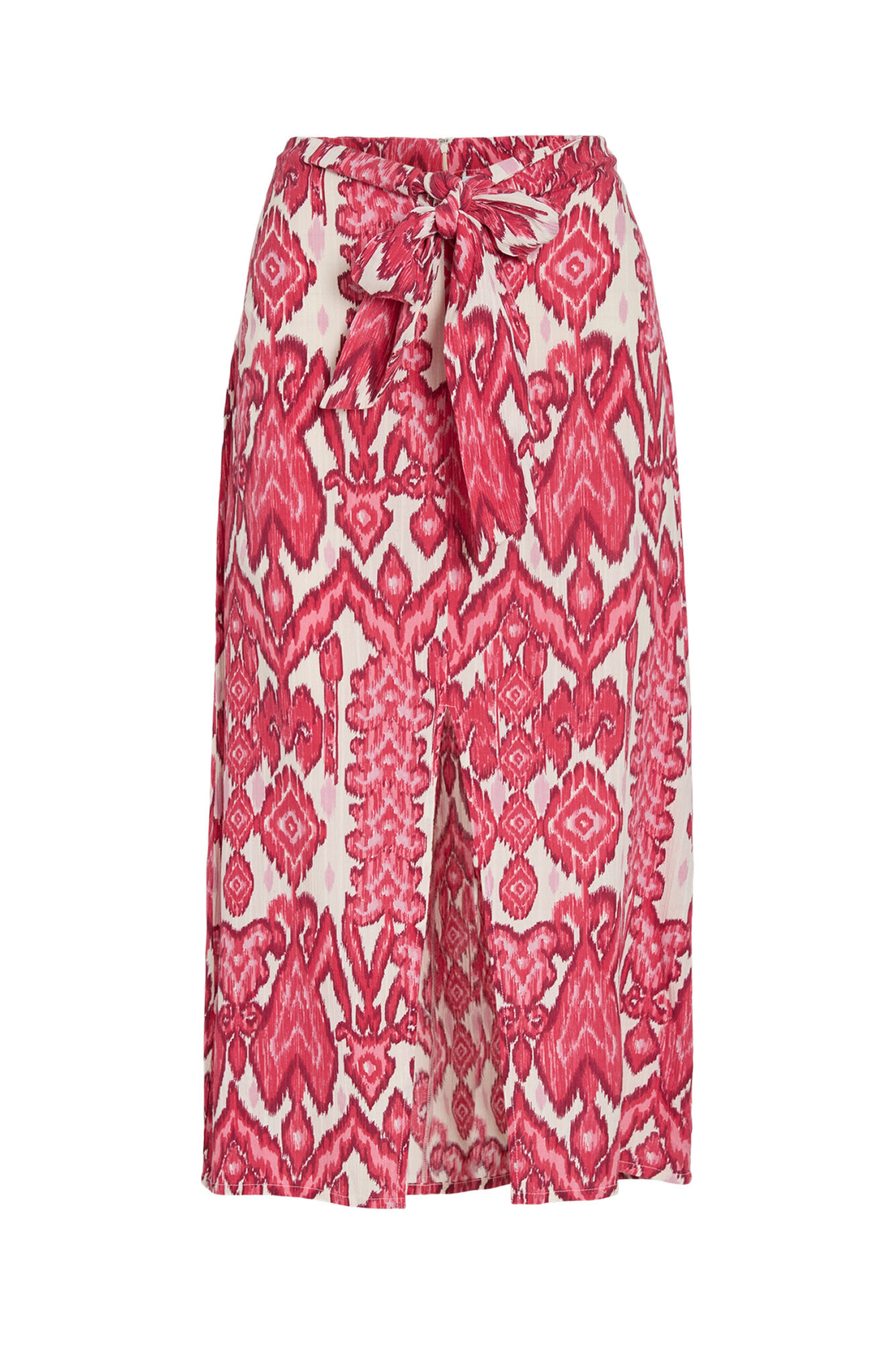 Vila Saia midi com estampado &eacute;tnico