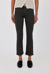 Cortefiel Sensational cropped flare jeans Dark brown