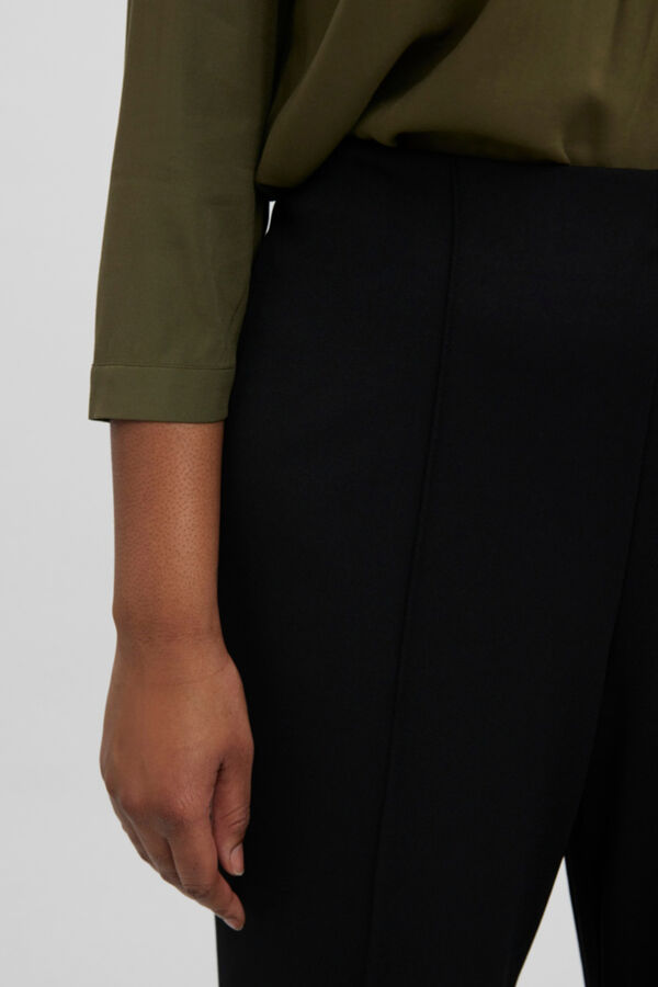 Vero Moda Curve Pantalón ancho talla grande Negro