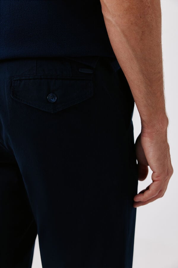 Cortefiel Comfort slim chinos Navy