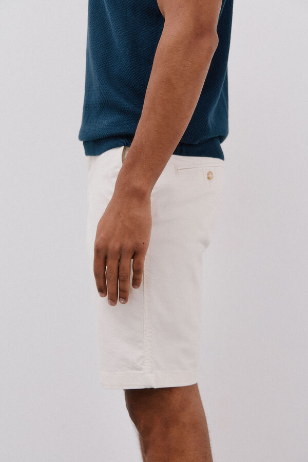 Cortefiel Chino bermuda shorts Ivory