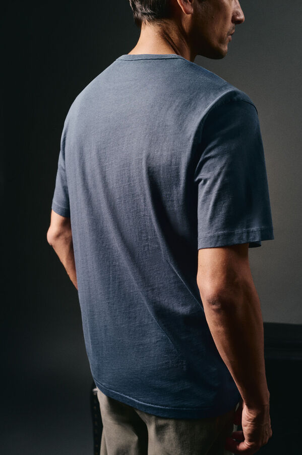 OOTO Camiseta gráfica lavada Azul