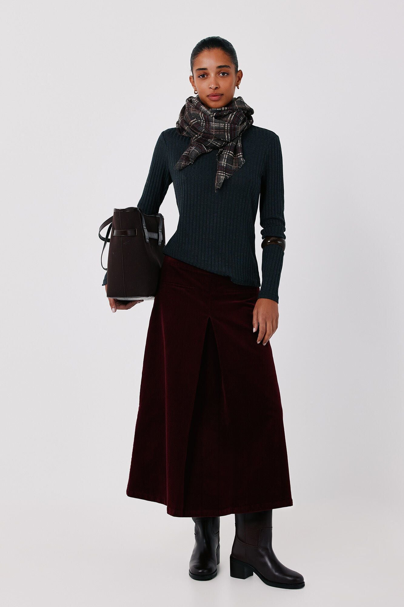 Cortefiel Plaid scarf