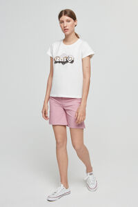 Cortefiel Lightweight shorts Pink