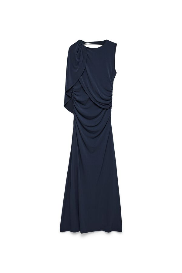 Vero Moda Vestido comprido com design drapeado Azul