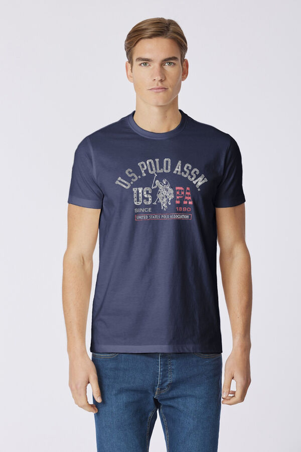 Us Polo Mick short sleeve T-shirt Blue
