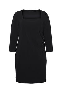 Cortefiel Plus size short dress Black