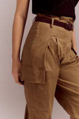 Cortefiel Cargo trousers Printed brown