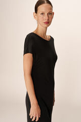 Grace & Mila Vestido longo básico em modal Cinzento
