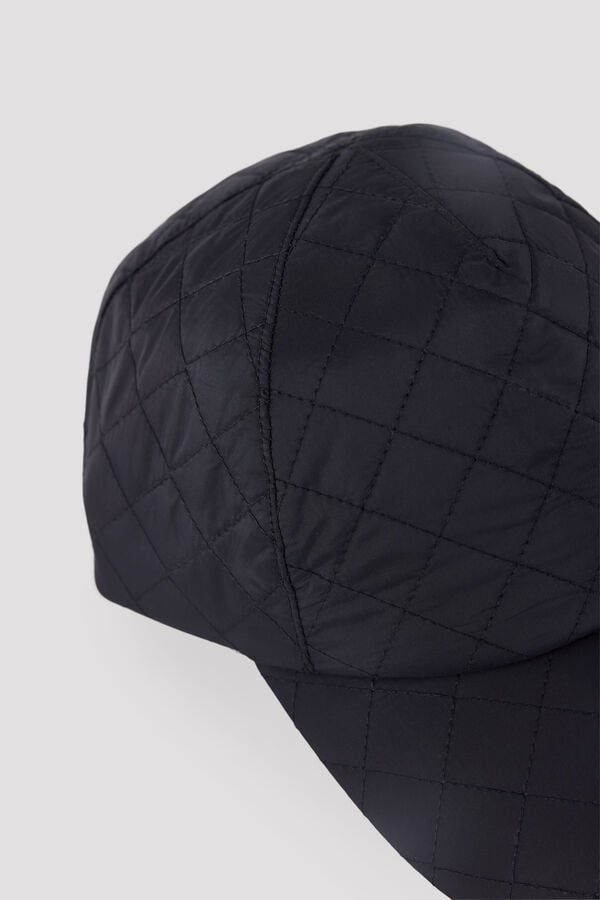 Cortefiel Puffer beanie Black