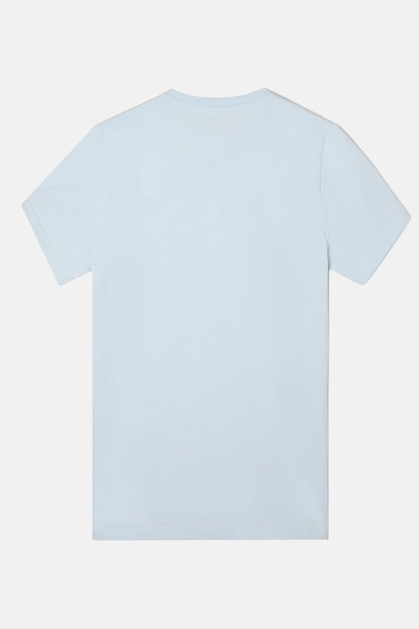 Silbon Camiseta raquete meia Azul