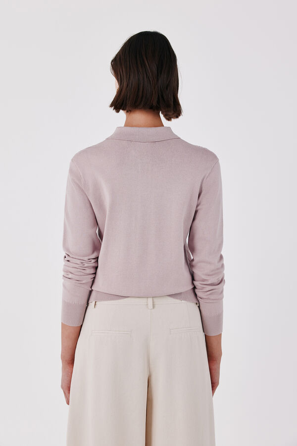 Cortefiel Polo neck jacket Pink