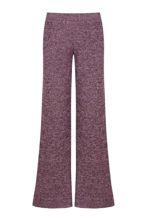 Slowlove Pantalón ancho de punto Lila