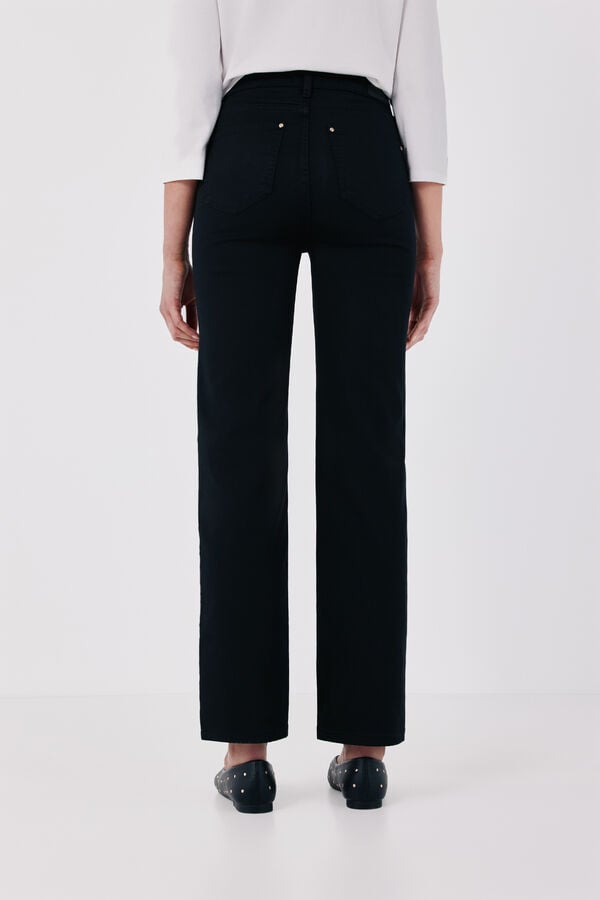 Cortefiel Sensational straight jeans Black