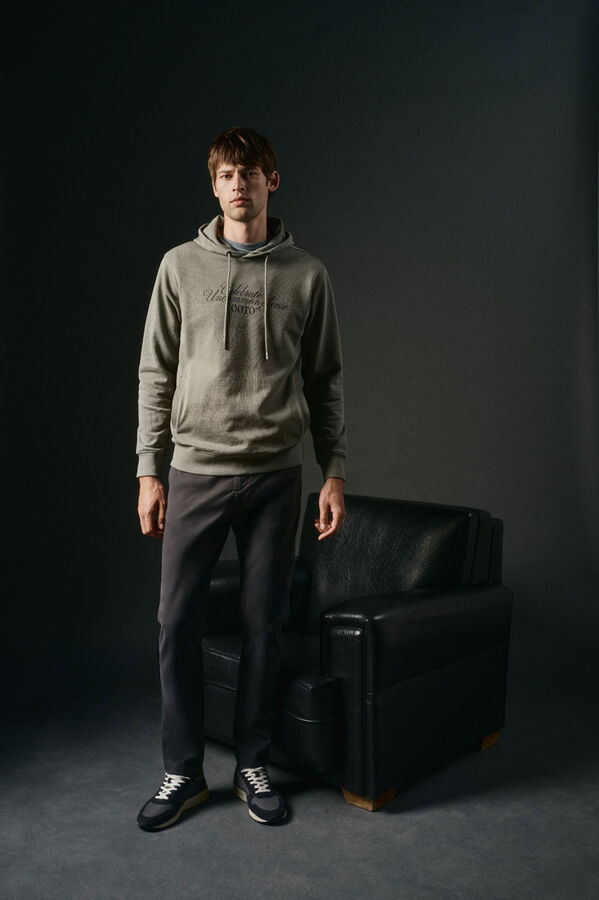 OOTO Calças chino slim Cinzento