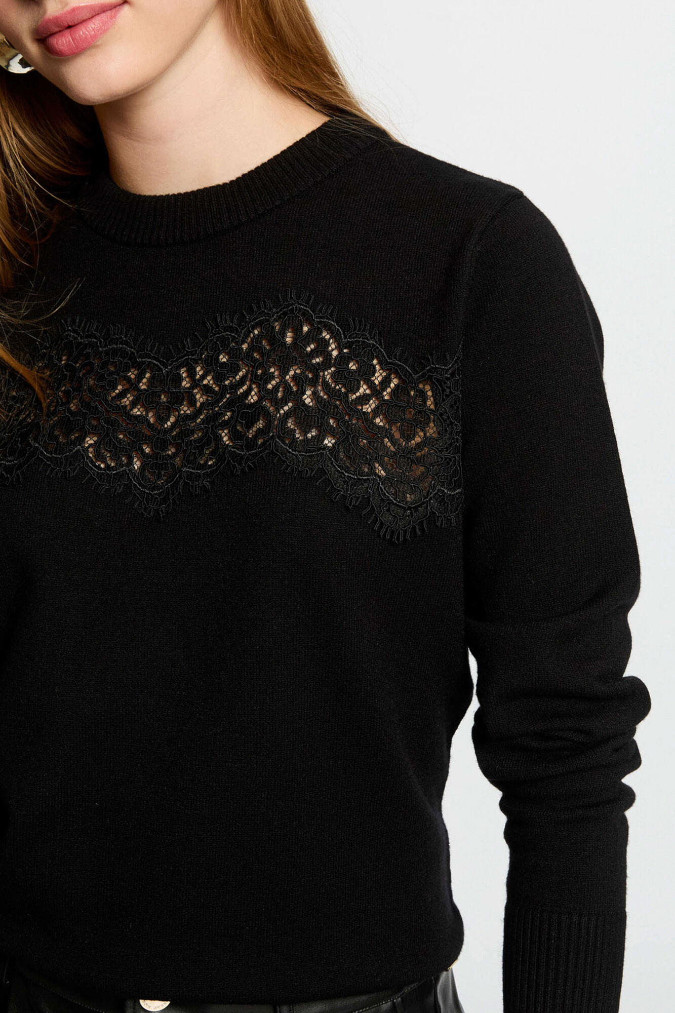 Morgan Camisola de gola redonda