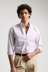 PuroEGO Camisa oxford riscas casual