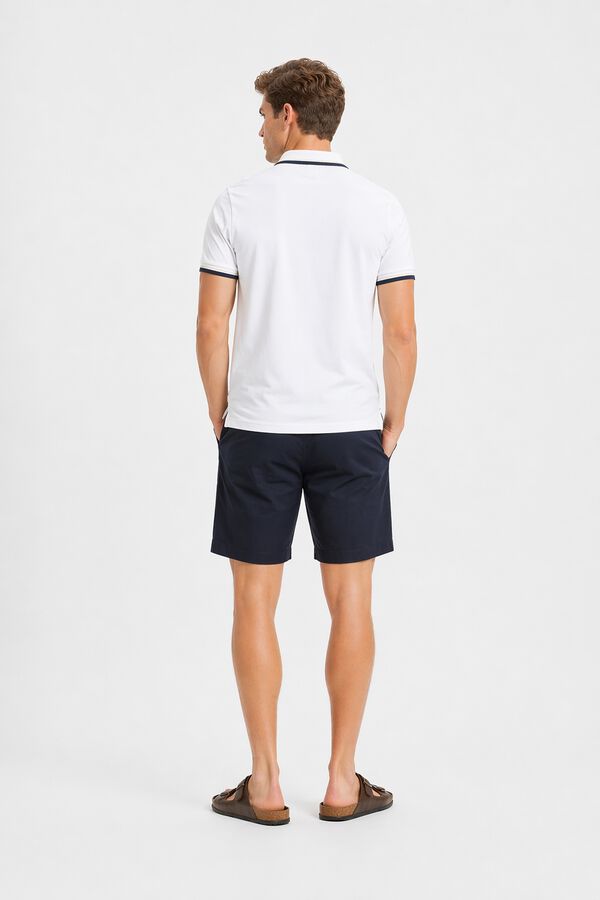 Selected Piqu&eacute; short sleeve polo shirt Multicolour