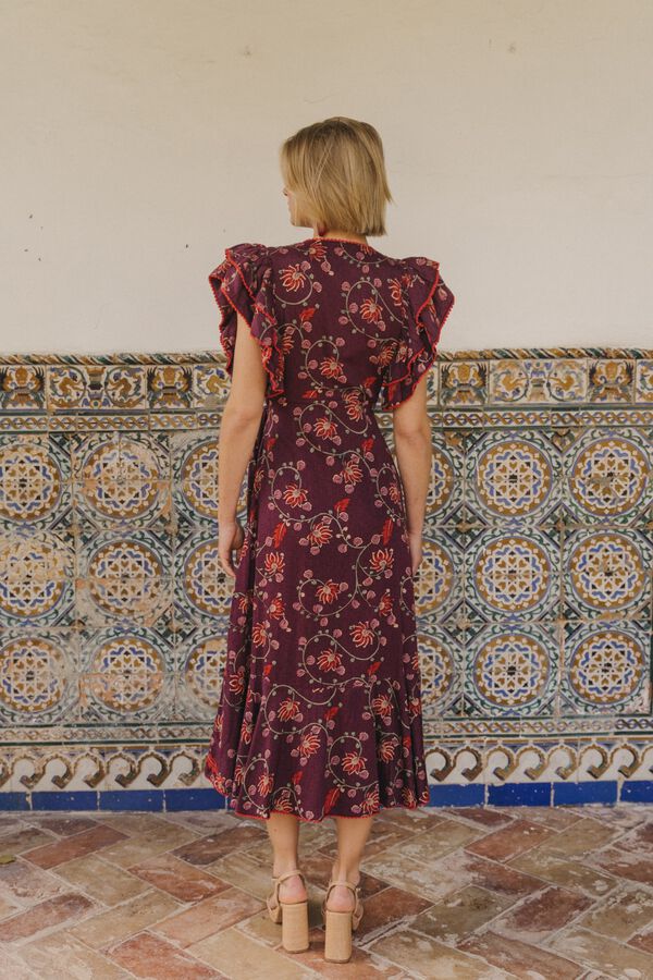 Cherubina Vestido Lolita Roxo