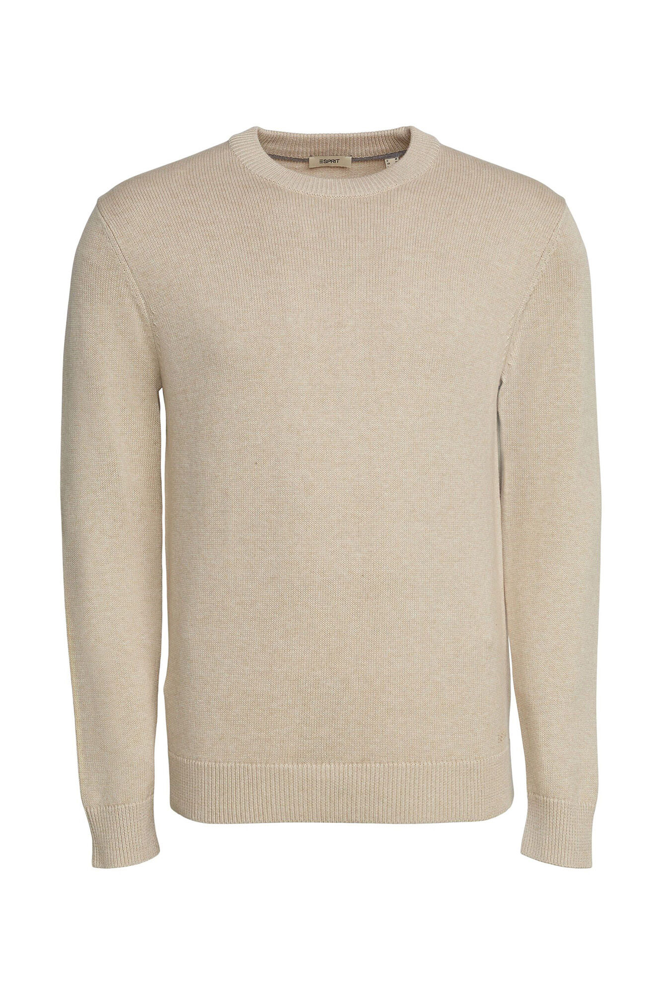 Essential cotton round neck jumper Men s jumpers and cardigans Cortefiel