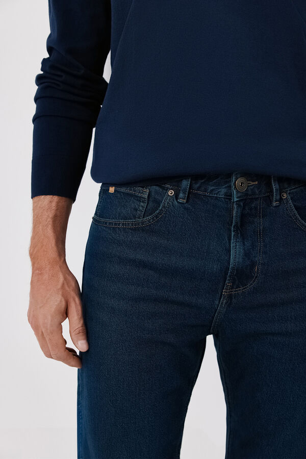Cortefiel Regular fit jeans Navy