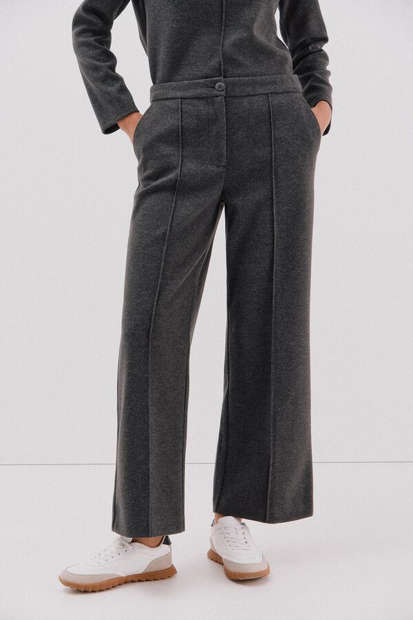 Cortefiel Comfort pants Dark grey