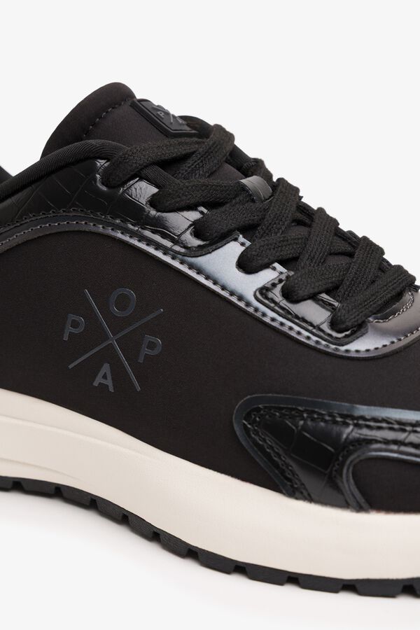 Popa Sapatilha Blake coco Preto