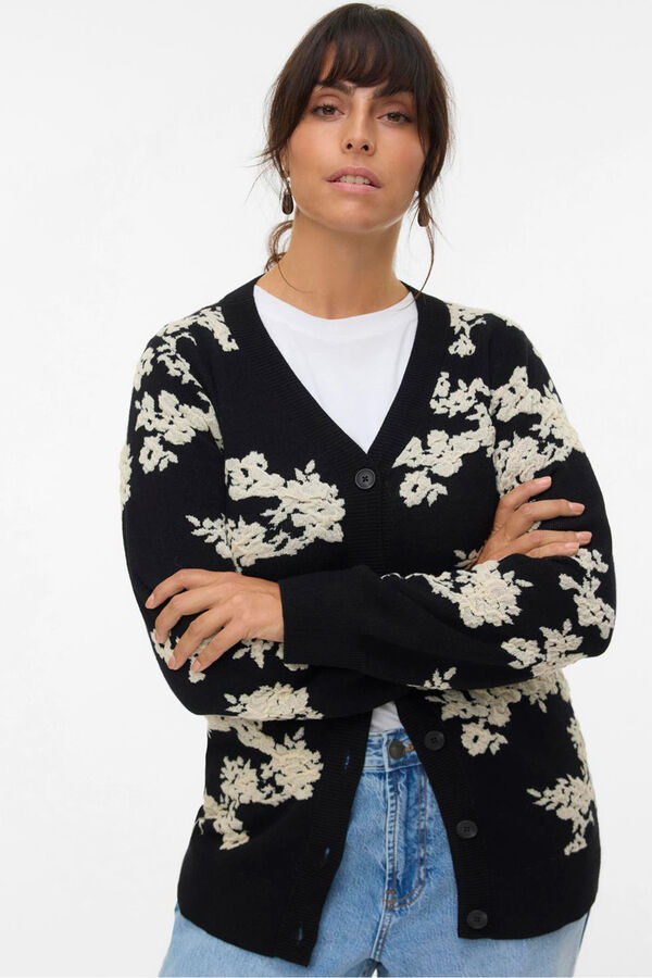 Vero Moda Curve Cárdigan de punto Curve Negro